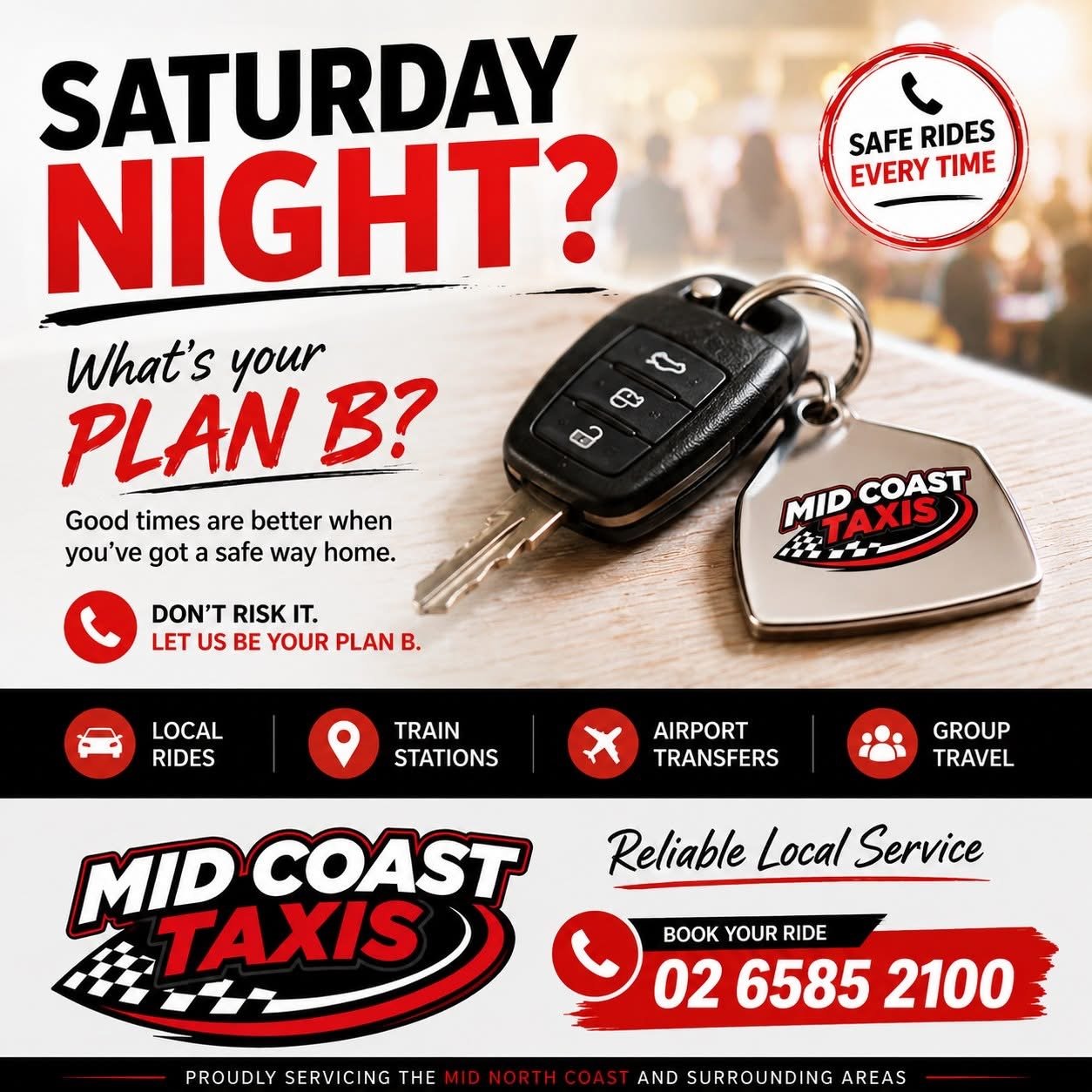 Saturday Night Plan B — Midcoast Taxis